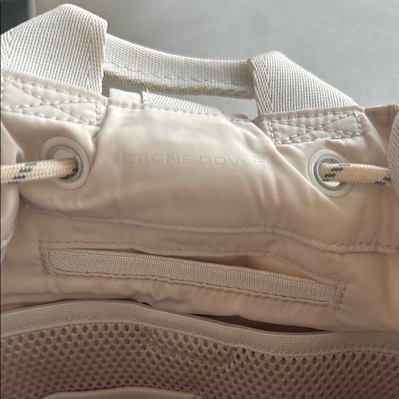 Cream Drawstring Backpack - Picture 2 of 4